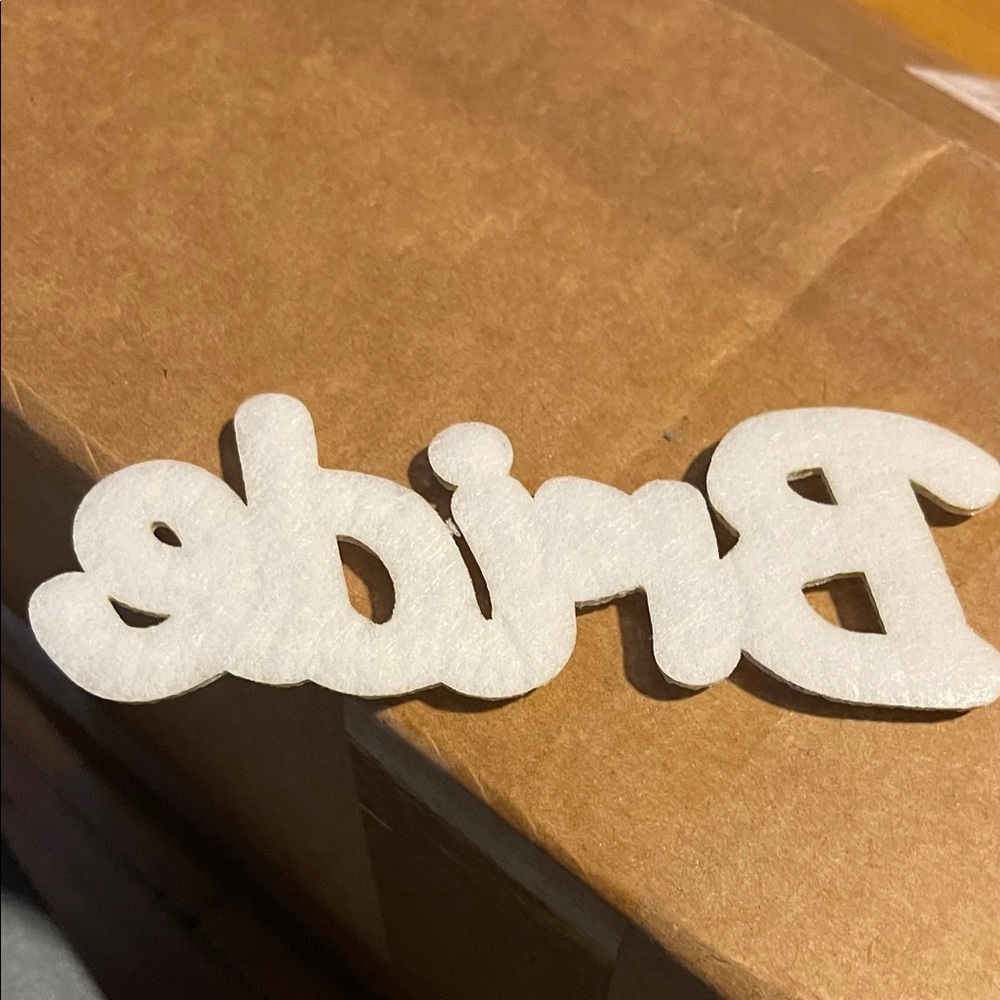 BRIDE iron on patch - Picture 3 of 3